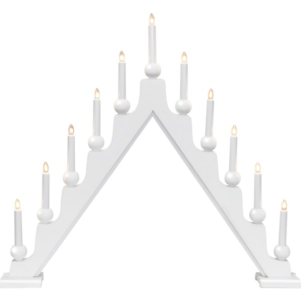 Star Trading Stellan Ljusstake Vit 69Cm