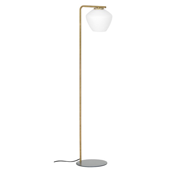 Konsthantverk Dk Golvlampa 2320 Råmässing/Vit