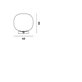 Foscarini Gem Bordslampa Vit