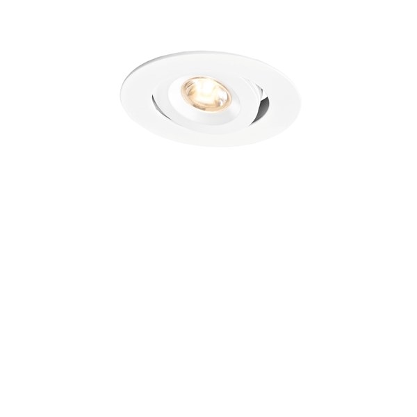 Maxel Vega 1 Led Vit 1.2W 3000K Downlight Ställbar 30Gr IP21