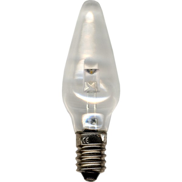 Star Trading Topplampa 10-55V/0,2W E10 Led Klar 3-P Pyramidform