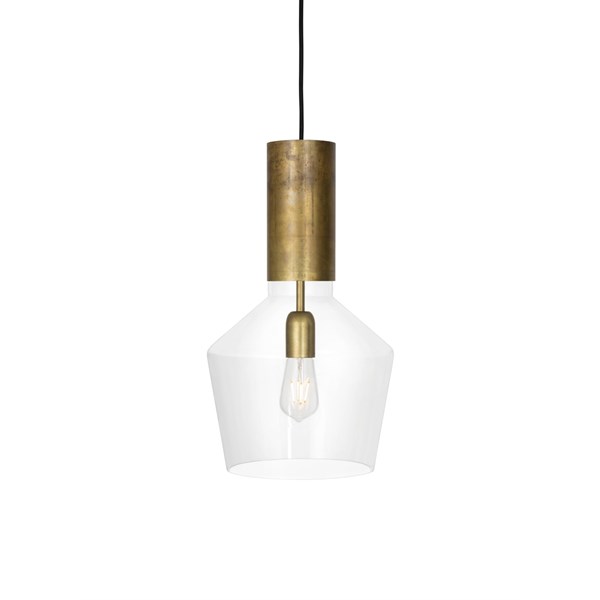 Konsthantverk Fenomen 3439-6 Taklampa 30Cm Råmässing/Klar