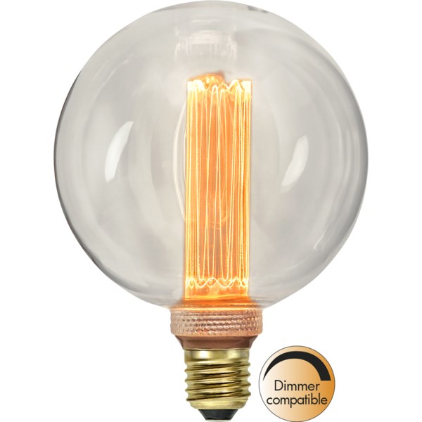Star Trading Glob Led Filament 125Mm Dim Klar 2,5 E27 New Generation
