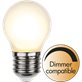 Star Trading Klotlampa Led 4W E27 Frostad Filament 2700K Dimbar