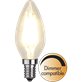 Star Trading Kronlampa Led Klar Filament 2700K E14 Dim