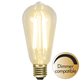 Star Trading Lyktlampa Led Edison Klar 3,6W 2100K E27 Dim