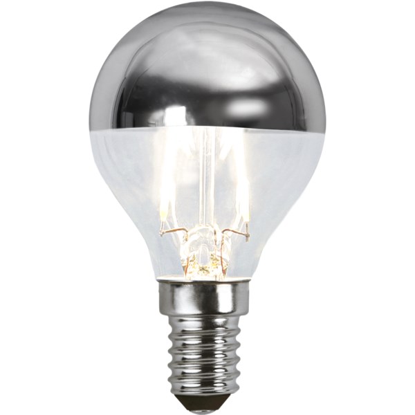 Star Trading Toppförspeglad Klotlampa Led Silver 2700K E14 dim