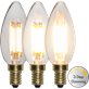 Star Trading Kron Led Filament 3-Stegs Dim Klar 4W E14 2100K