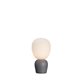 Belid B4001 Buddy bordslampa betongstruktur opalvit