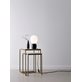 Belid B4001 Buddy bordslampa svartstruktur opalvit