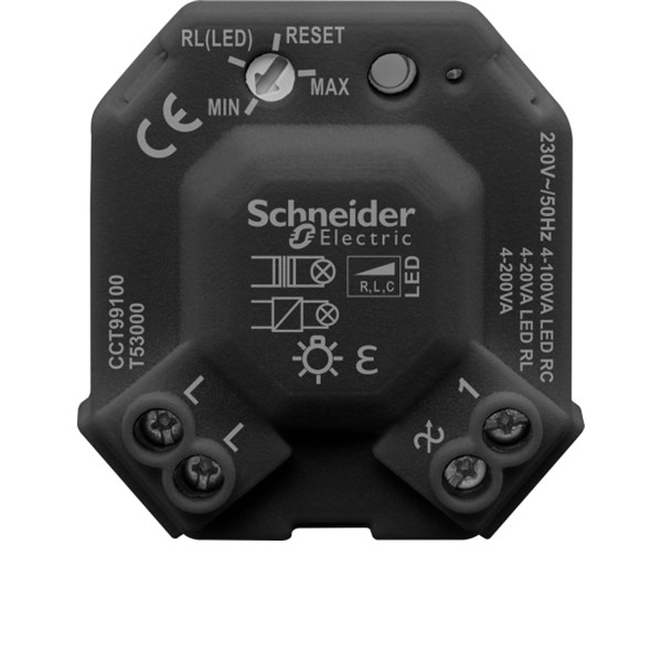 Schneider Dosdimmer Eljo Exxact 4-100W Led Universal Utan Nolla