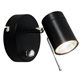 By Rydéns Correct 4300190 Vägglampa 1:A Svart med dimmer Exkl. Ljuskälla