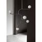 Pholc Mobil 100 5-L taklampa Nickel/Opalglas