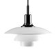 Louis Poulsen Ph3 1/2-3 Pendel Glas Svart Metalliserad