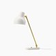 Louis Poulsen Vl38 bordslampa vit, mässing V2