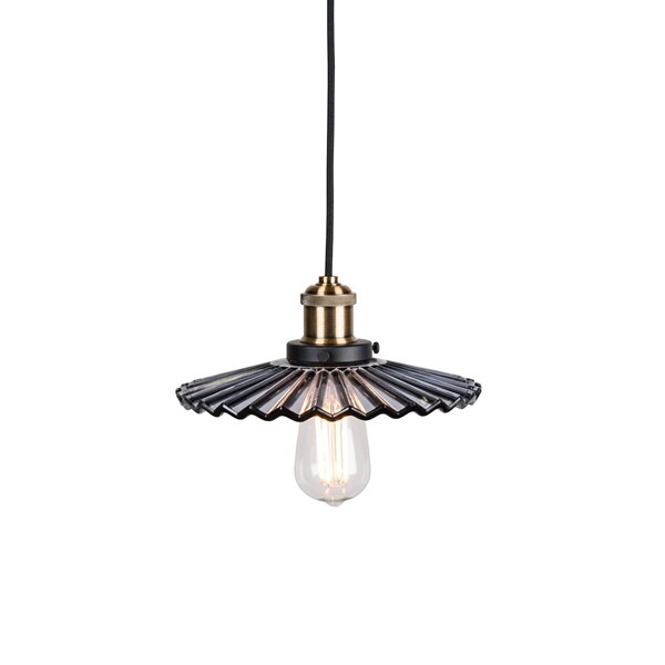 Globen Lighting Cobbler Pendel 25Cm, Rökfärgad