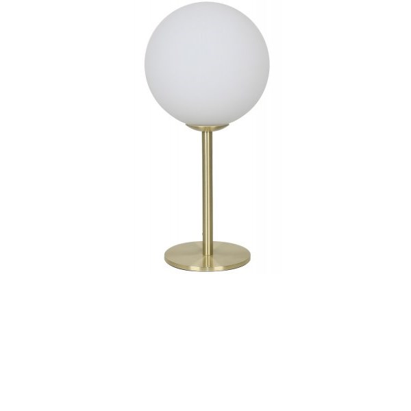 Aneta Lighting Molekyl bordslampa 1 mässing-opalvit