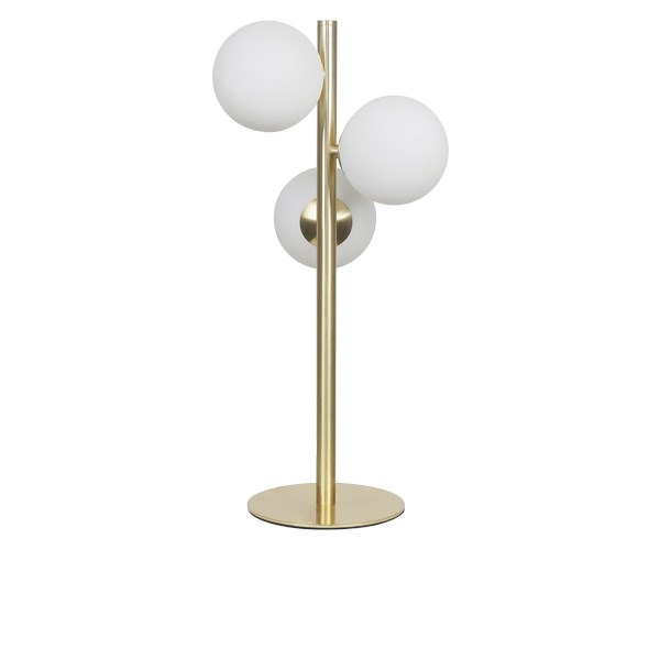 Aneta Lighting Molekyl Bordslampa Mässing / Vit