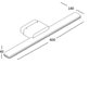 Westal Aqua Led Spegel Ii Vit Ip54 Dimbar
