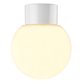 Ifö Electric Classic Glob Rak Vit/Matt Opalglas 180Mm Ip54