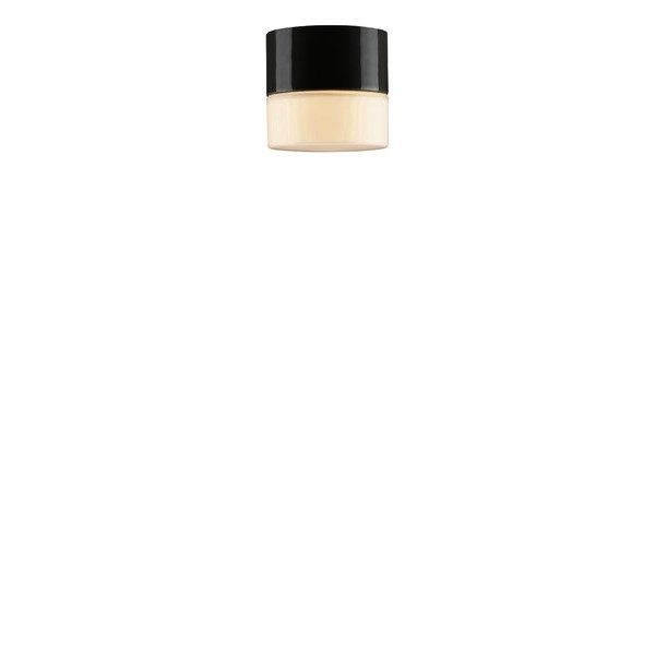 Ifö Electric Opus 100/100 Svart/Opalglas Vägg/Tak Ip44