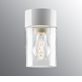 Ifö Electric Opus 100/175 Vit/Klarglas Vägg/Tak Ip44