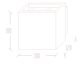 Westal Illusion Box vägglampa LED IP54 ställbar ljusbild, Svart