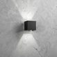 Westal Illusion Box vägglampa LED IP54 ställbar ljusbild, Svart