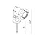Norlys Sande 1592 Spotllight Grafit Gu10 Ip65
