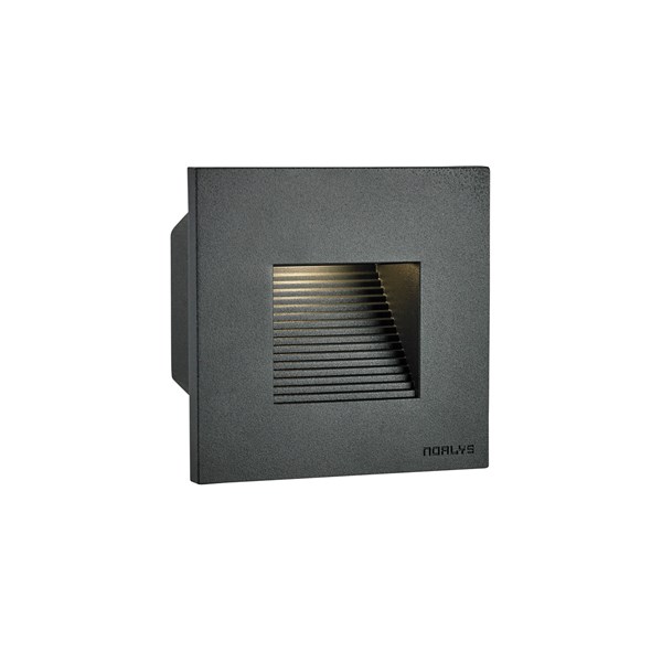 Norlys Namsos Mini 1340 vägglampa infälld Grafit Led