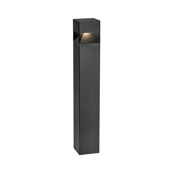 Norlys Arvika 893 Pollare Led Svart M Uttag Ip44