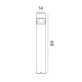 Norlys Arvika 893 Pollare Led Svart M Uttag Ip44