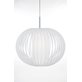 Globen Lighting Plastband Taklampa Xl Krom/Vit 50Cm Utgått