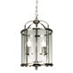 Aneta Lighting Budgie taklampa 2-l 23cm liten krom-klarglas