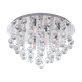Eglo Almonte Kristallplafond 8-L Krom Ip44