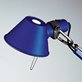 Artemide Tolomeo Micro Pinza Klämspot, Mörkblå