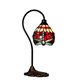 Nostalgia Design Trollslända Vin B03-13 Bordslampa Tiffany Böjd Arm