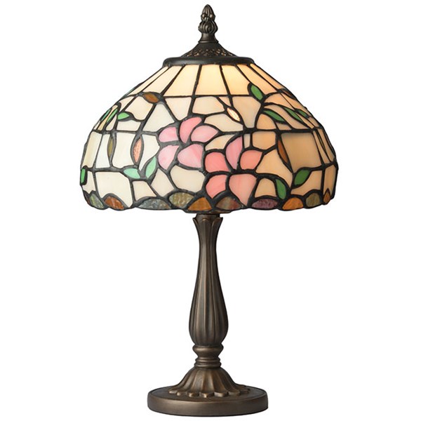 Nostalgia Design Hibiskus B08-20 Bordslampa Tiffany 20Cm