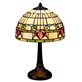 Nostalgia Design Fuchsia B99-25 Bordslampa Tiffany 25Cm