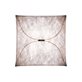 Flos Ariette 2 vägglampa/takplafond Vit 1000mmx1000mm