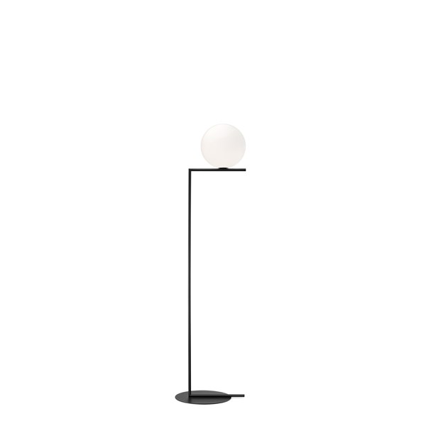 Flos IC Lights F2 Golv Svart