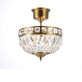 Norrsken Design Flores Kristallplafond Liten 25Cm Borstad Mässing