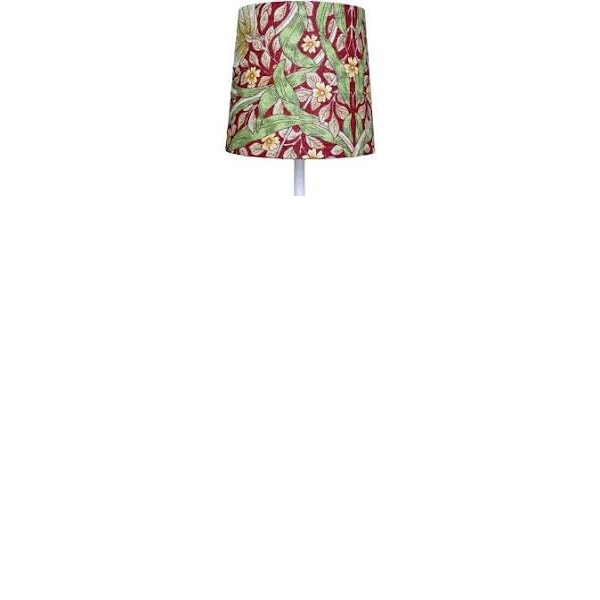 Bergo Lampskärm Sixten 17 Pimpernel Röd Klo E14