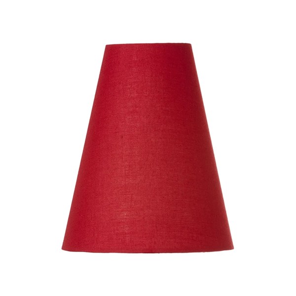 Ah Belysning Sk852 Tulpan Lampskärm Röd Klo E14