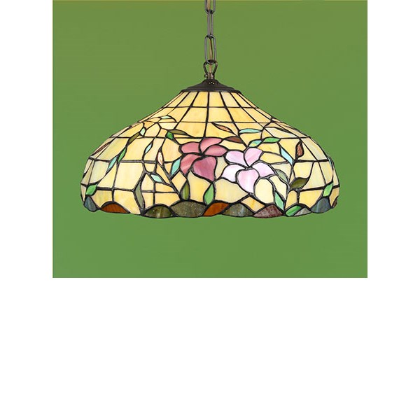 Nostalgia Design Hibiskus T08-40 Taklampa Tiffany 40Cm