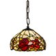 Nostalgia Design Rosor T17-25 Taklampa Tiffany 25Cm