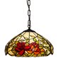 Nostalgia Design Rosor T17-40 Taklampa Tiffany 40Cm