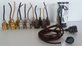 Texa Design Lampupphäng E27 Nickel Tvinnad Brun Sladd 2,5M