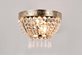 Norrsken Design Queen Vägglampett Kristall, Fransk-Guld