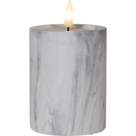 Star Trading Flamme Marble LED Blockljus